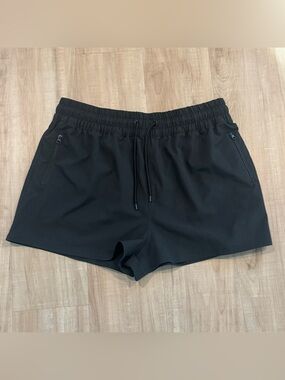 OP Black Athletic Shorts with Zip Pockets